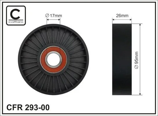 Spännrulle, aggregatrem CAFFARO 293-00