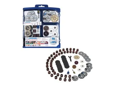 Dremel tillbehörssats 725 SPEEDCLIC 70 stycken