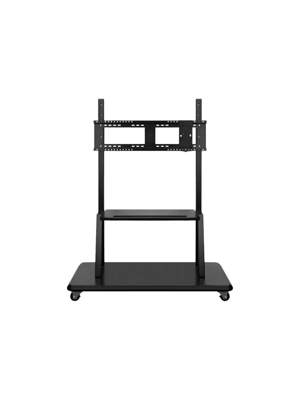 ViewSonic VB-STND-001-2C cart - for interactive flat panel / LCD display - rolling trolley stand - Max 150 kg - recommended for 98″