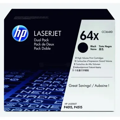 HP 64XD / CC364XD - Black Laser Toner