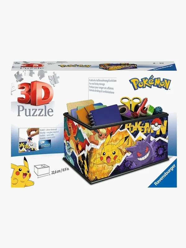 Pokemon Förvaringslåda 3D Pussel 216 bitar – Pokemon – Leksaksaffären