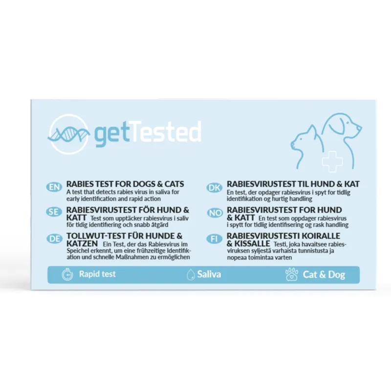 GetTested Rabies-test för Hund och Katt