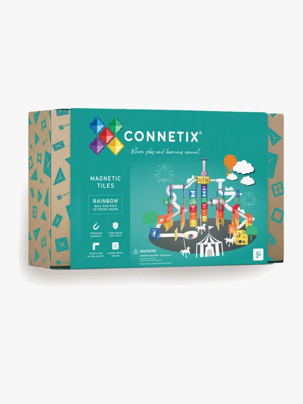 Connetix Rainbow Ball Run 92 Delar