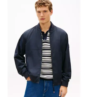 Tommy Hilfiger för män. MW0MW42503 Bomberjacka Other navy (S), Casual, Återvunnen polyester, Hållbar, Marino