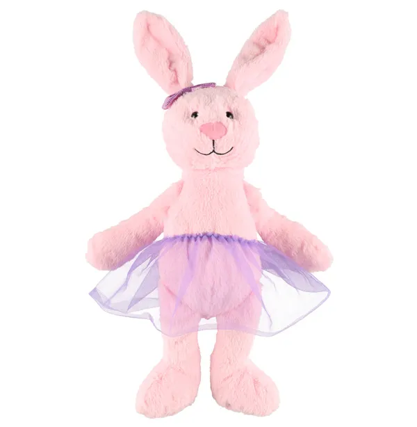 Gosedjur Kanin med kjol 50 cm – Rosa