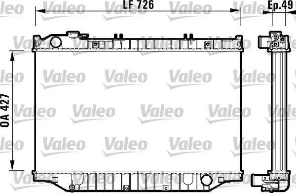 VALEO 732415 Kylare
