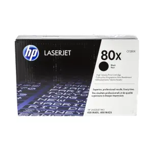 HP 80X svart LaserJet-tonerkassett med hög kapacitet, original
