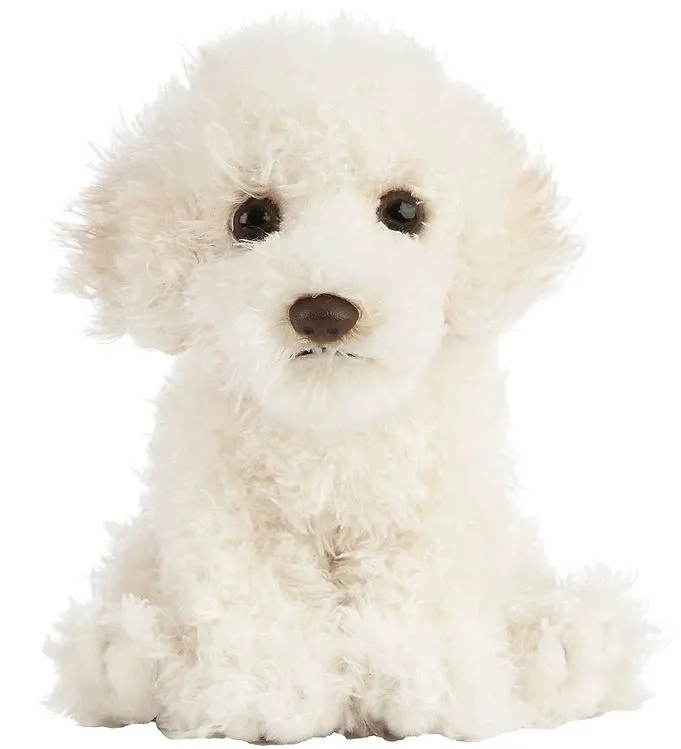 Living Nature Gosedjur – 15×11 cm – Labradoodle – Vit