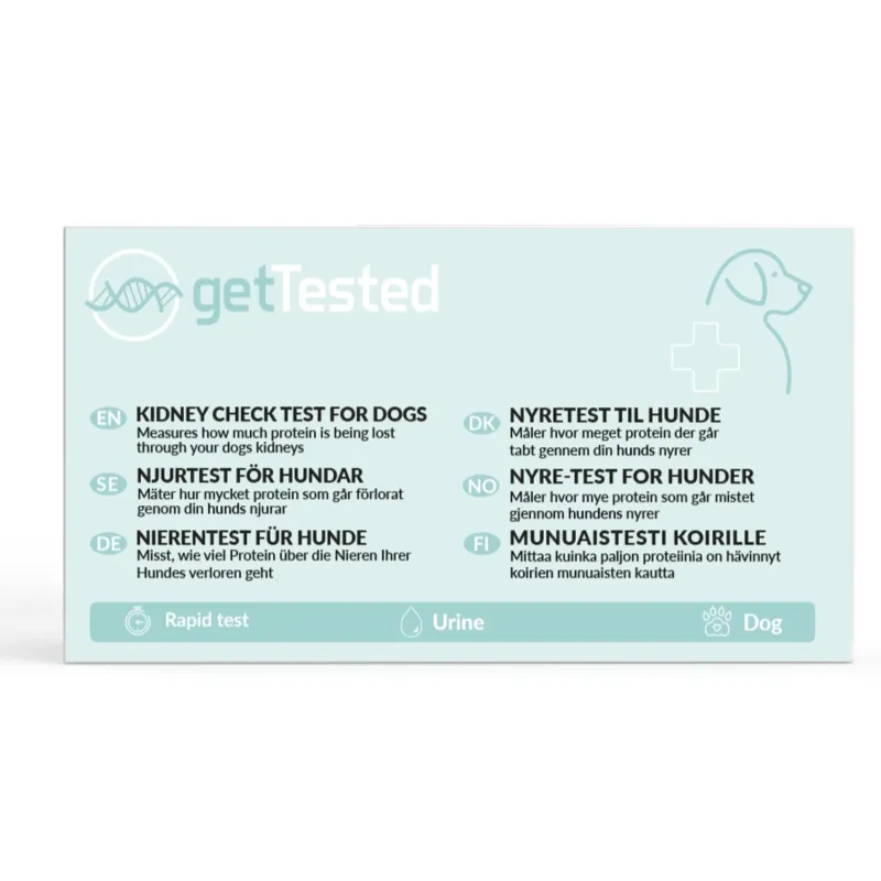 GetTested Njurfunktionstest för Hund