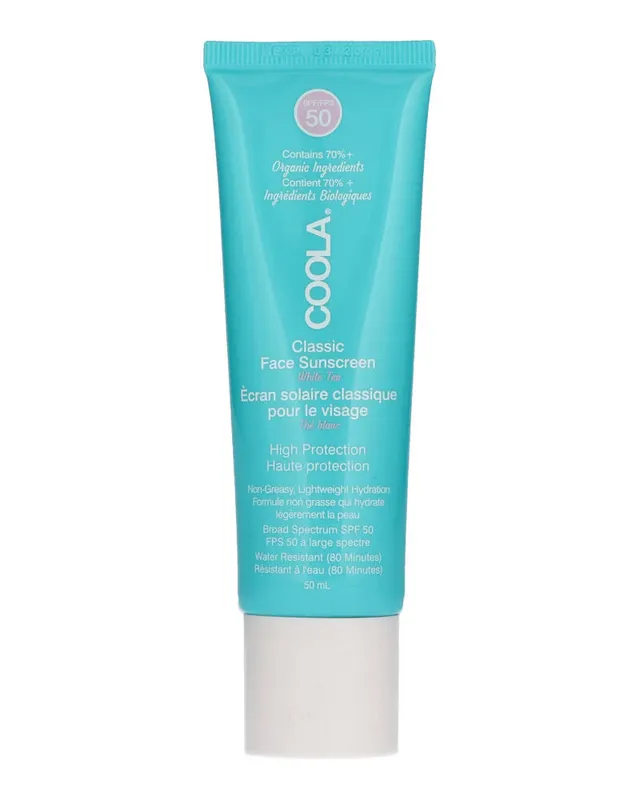 COOLA Classic Face Sunscreen Lotion White Tea SPF50 50 ml