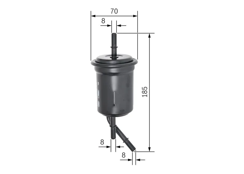 BOSCH 0 450 905 970 Bränslefilter
