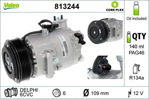 AC-kompressor VALEO 813244