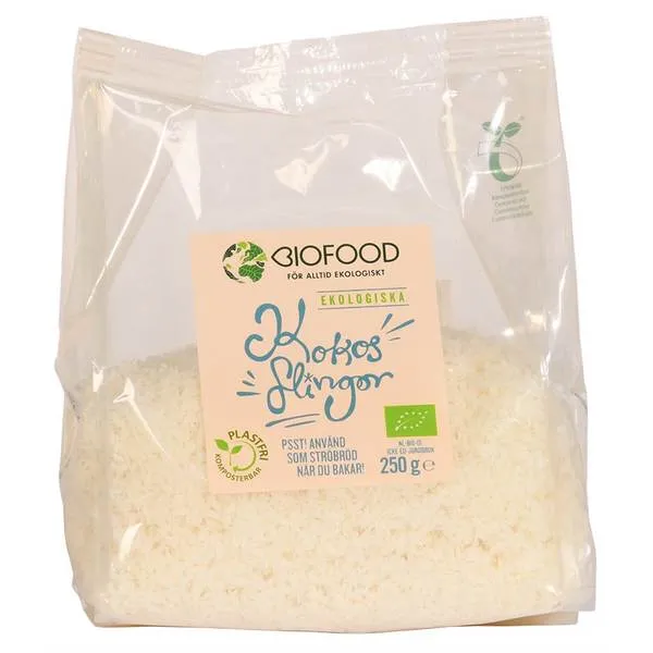 Biofood Kokosflingor 250 g