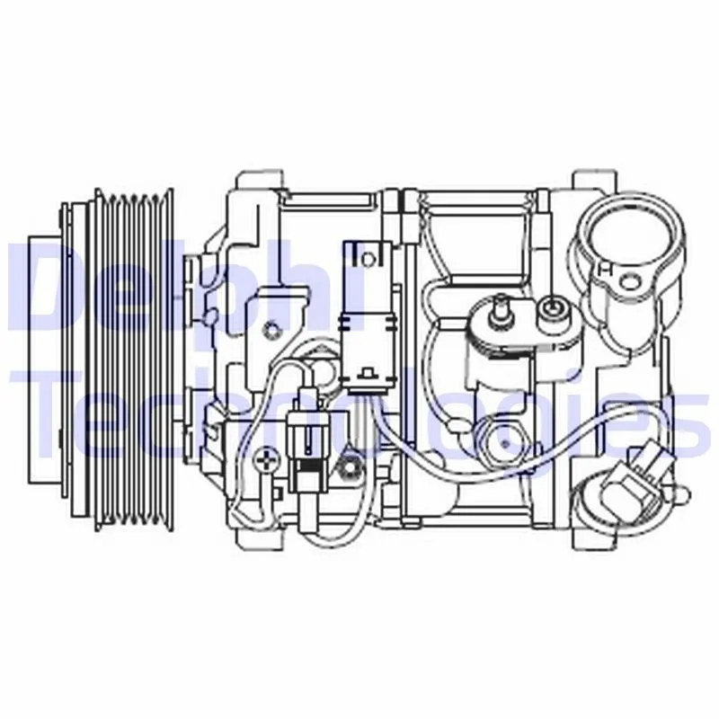 AC-kompressor DELPHI CS20545