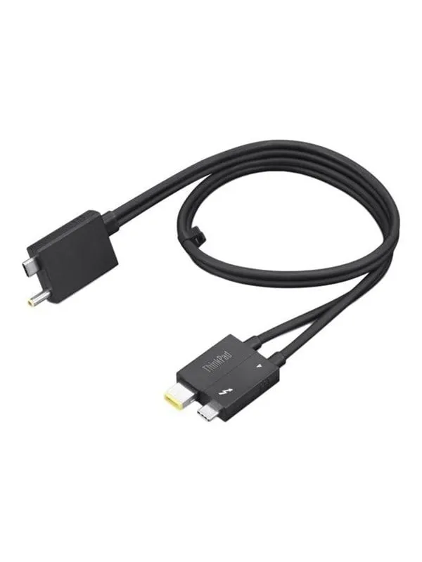 Lenovo 4x91k16970 Thunderbolt-kablar 0,7 M 40 Gbit/s Svart 0.7m Svart