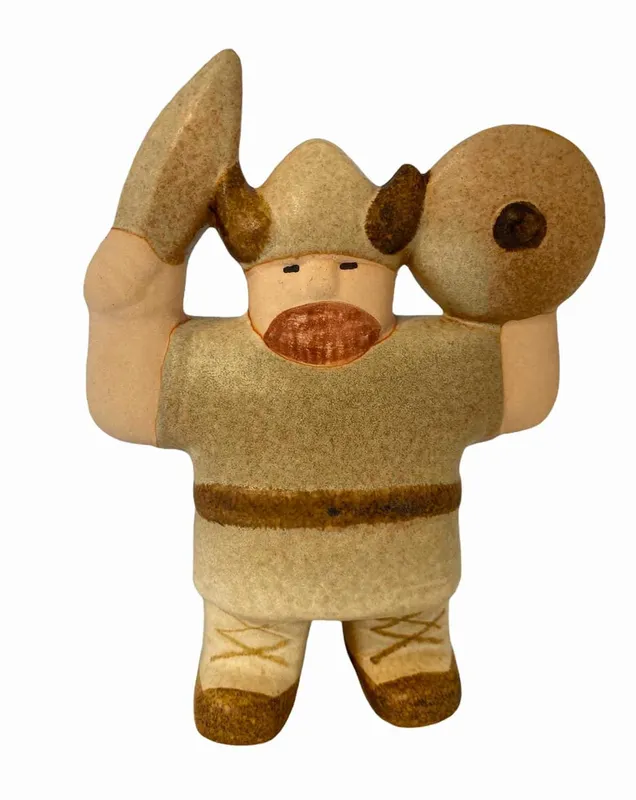 Gustavsberg – Starka vikingen med svärd design Lisa Larson