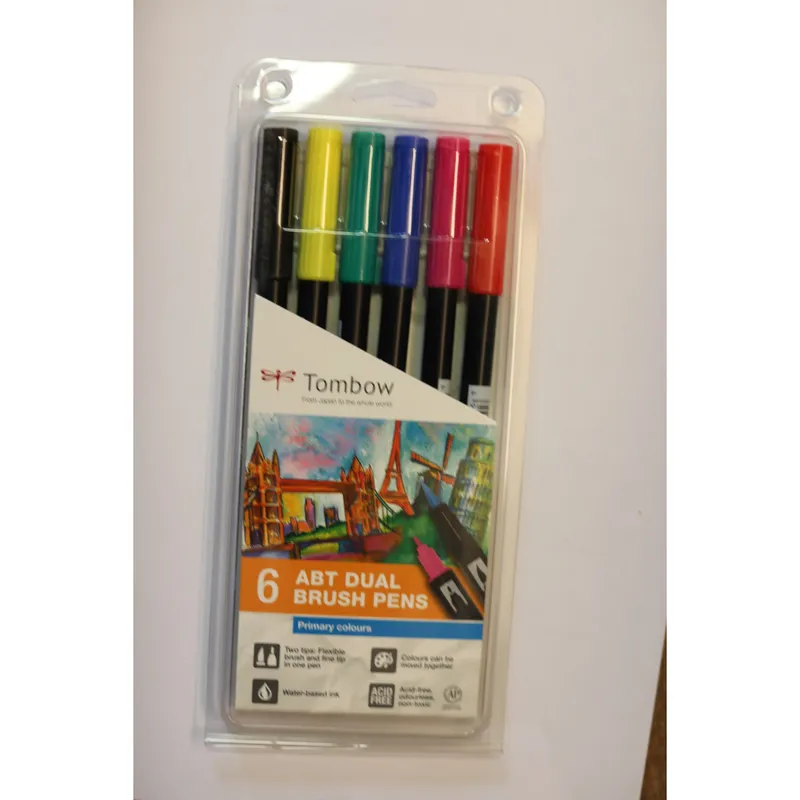 Tombow ABT Dual Brush 6/etui Bas 6P-1