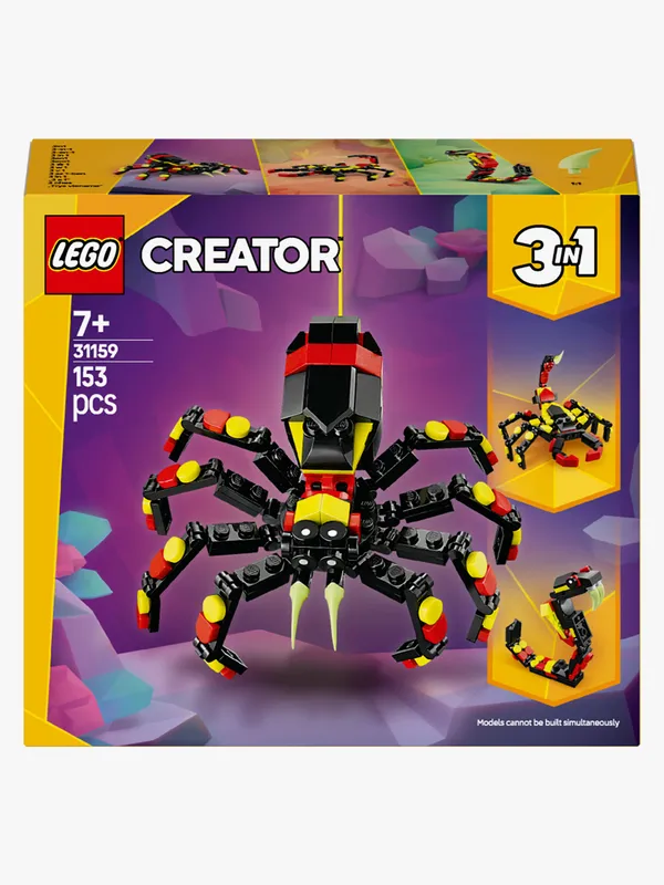 LEGO - Creator - Vilda djur: Överraskande spindel (31159)