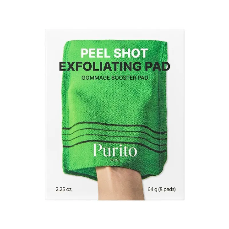 PURITO SEOUL – Peel Shot Exfolierande Pad, 8 st. – exfolierande ansiktspads