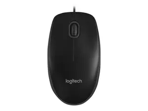 Logitech B100 Optical USB Mouse - mus - Mouse - Optic - 3 knappar - Svart