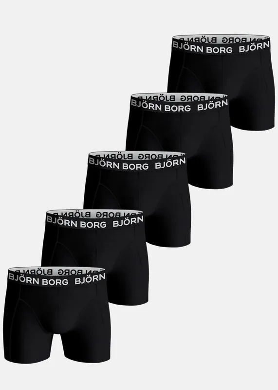 Björn Borg Men's Cotton Stretch Boxer 5p Multipack 1 (#3680)