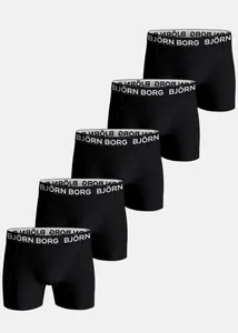 Björn Borg Men's Cotton Stretch Boxer 5p Multipack 1 (#3680)