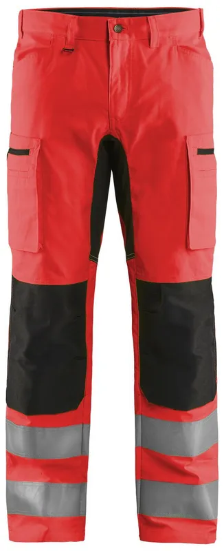 VARSELBYXA 1585 1811 STRETCH VARSELRÖD/SVART C58 | Beijerbygg Byggmaterial