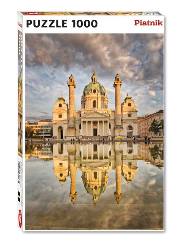 Pussel – Städer & Sevärdheter: Karlskirche Wien 1000 Bitar