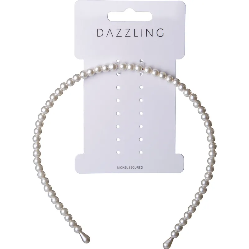 Dazzling Hår Diadem med pärlor
