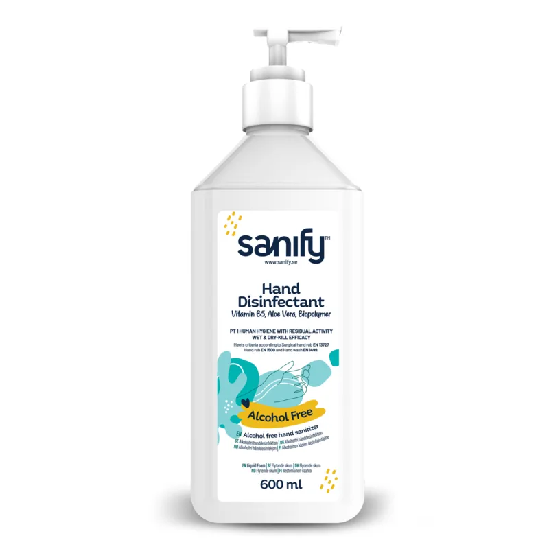 Handdesinfektion alkoholfri 600 ml skum