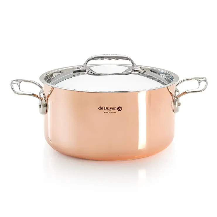 De buyer Koppargryta med Lock Prima Matera 24 cm
