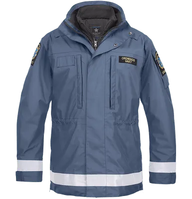 Texstar Fodrad Parkas Jacka OV XS