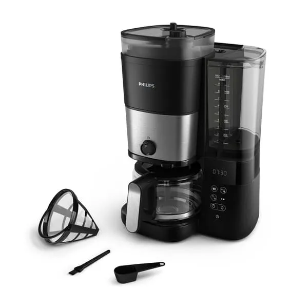 Philips All-in-1 Brew HD7900 - Kaffemaskin - 10 koppar - svart/silver