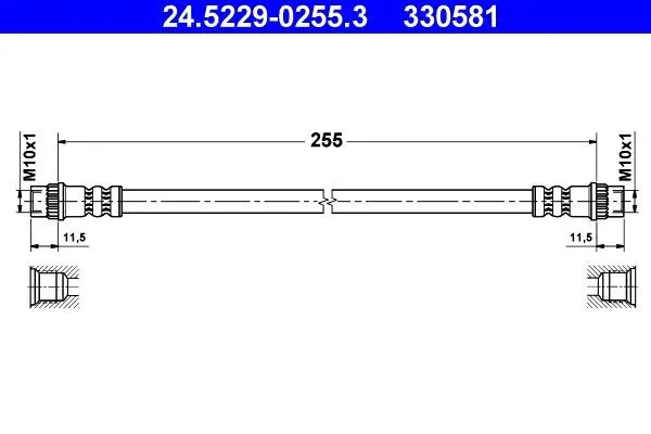 Bromsslang ATE 24.5229-0255.3