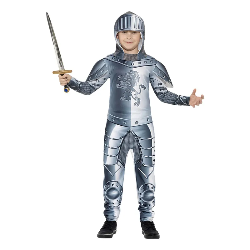 Riddare med Rustning Barn Maskeraddräkt – Small