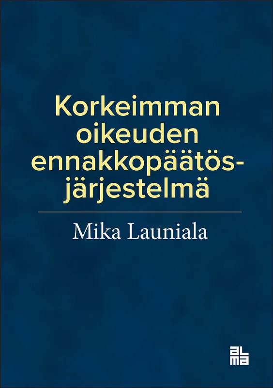 Korkeimman oikeuden ennakkopäätösjärjestelmä, E-bok