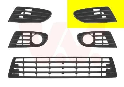 Ventilationsgaller, stötfångare VAN WEZEL 5895591