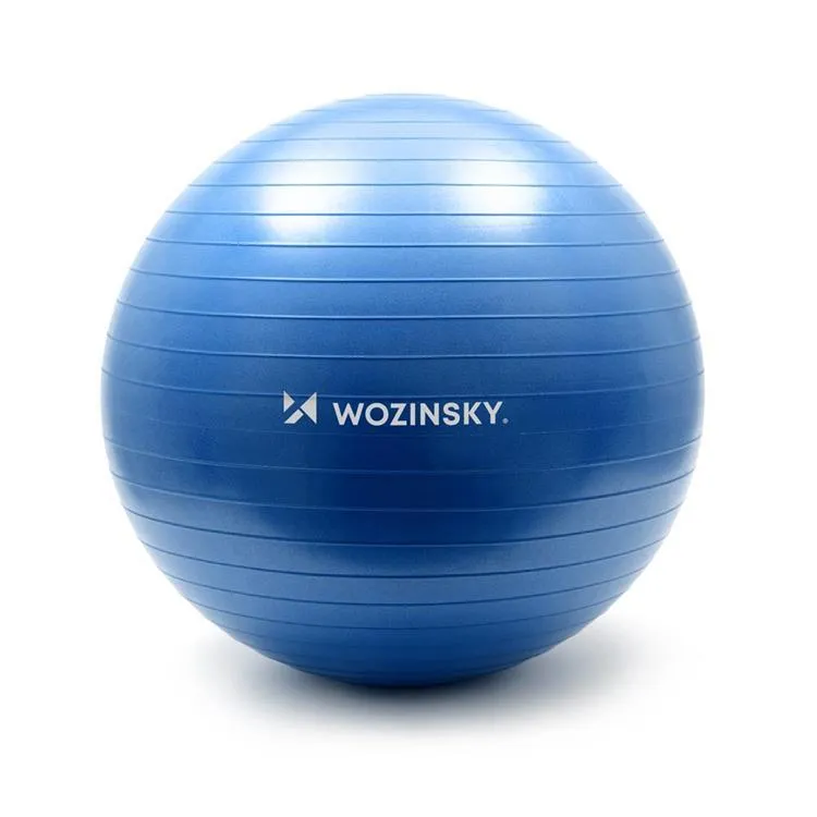 Wozinsky WGB65BL Träningsboll, 65 cm, Blå