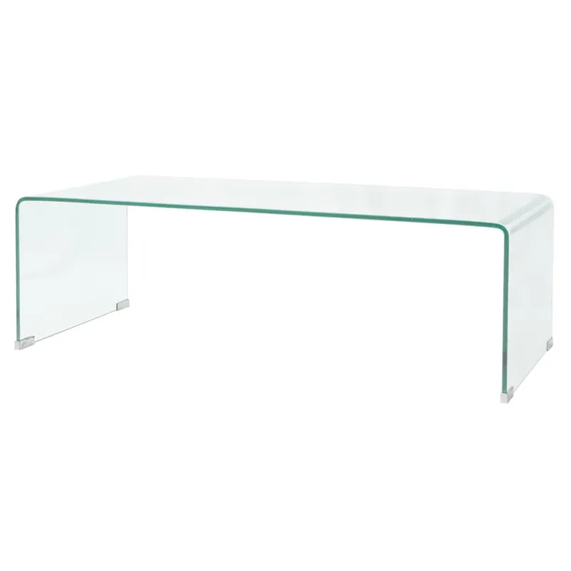 Vidaxl Soffbord, Härdat Glas 98X45X30 Cm