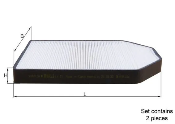 Kupéfilter MAHLE LA 51/S