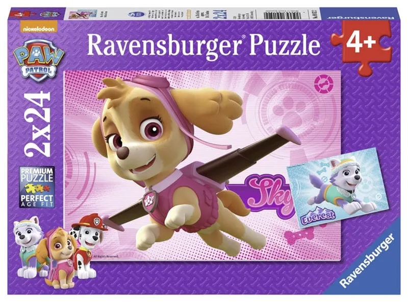 Ravensburger Paw Patrol Pussel Skye & Everest 2×24 Bitar