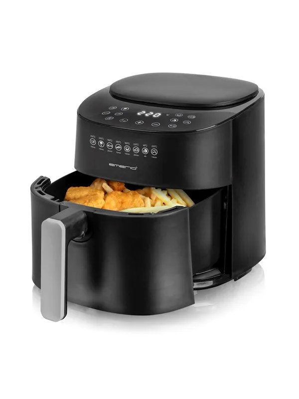 EMERIO - Airfryer 4,5L svart