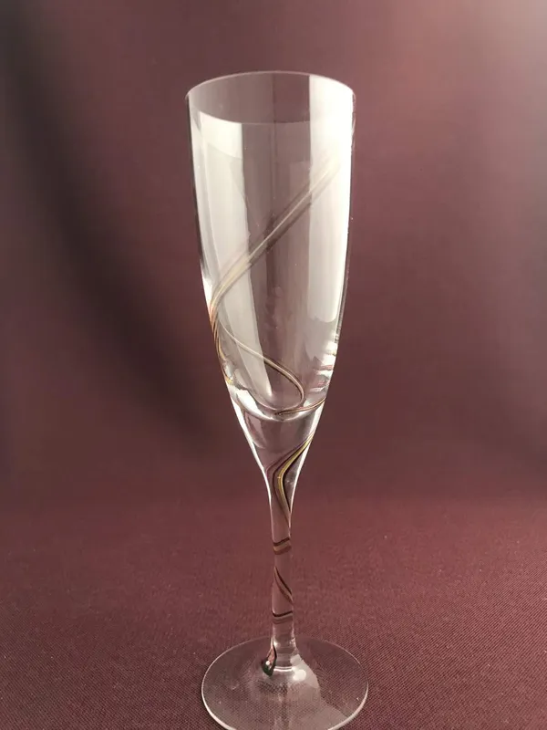 Kosta Boda – Rainbow – Champagneglas / Strut Design Bertil Vallien