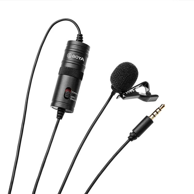 BOYA BY-M1 omnidirectional lavalier microph. Smartph/DSLR/Camcord