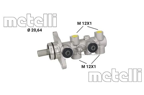 Huvudbromscylinder METELLI 05-1226