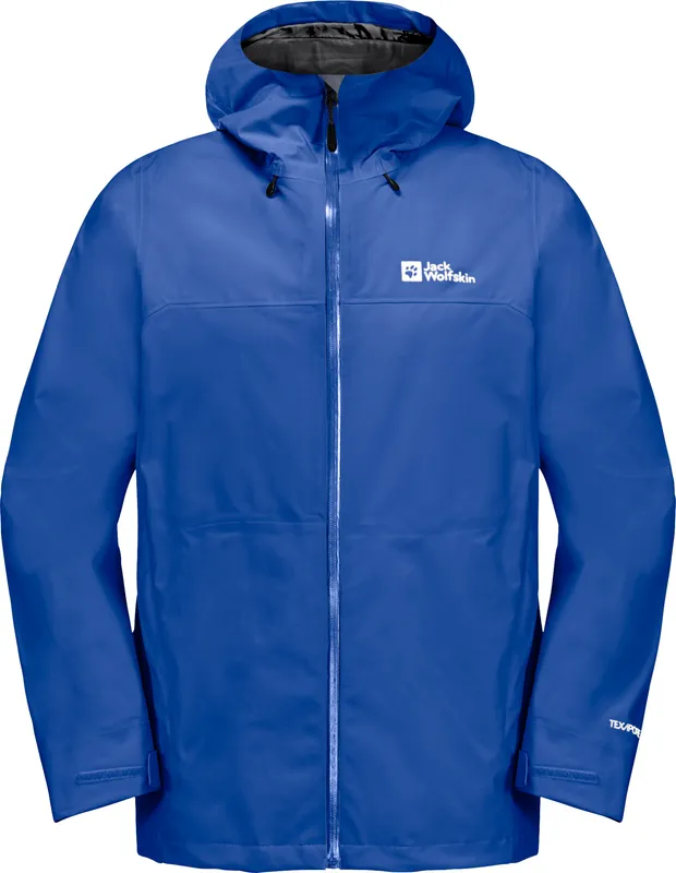 Jack Wolfskin Men’s Highest Peak 3-Layer Jacket Vibrant Blue (#2429)