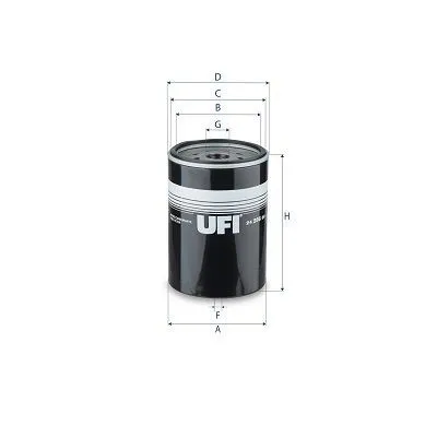 Bränslefilter UFI 24.256.00