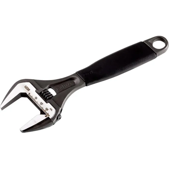 BAHCO Skiftnyckel ERGO 9029 med stor skiftnyckelbredd med gummihandtag – Käppöppning 32mm – Längd: 170mm