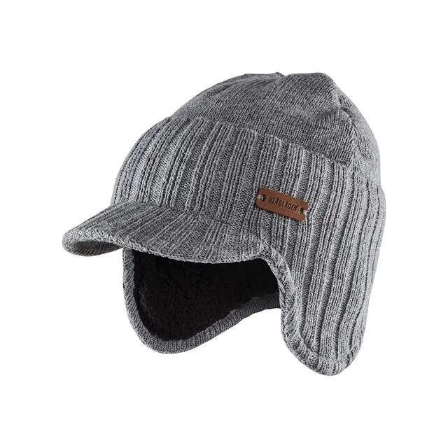 MÖSSA 2067 2800 MED ÖRONLAPPAR SVARTMELERAD S/M | Beijerbygg Byggmaterial