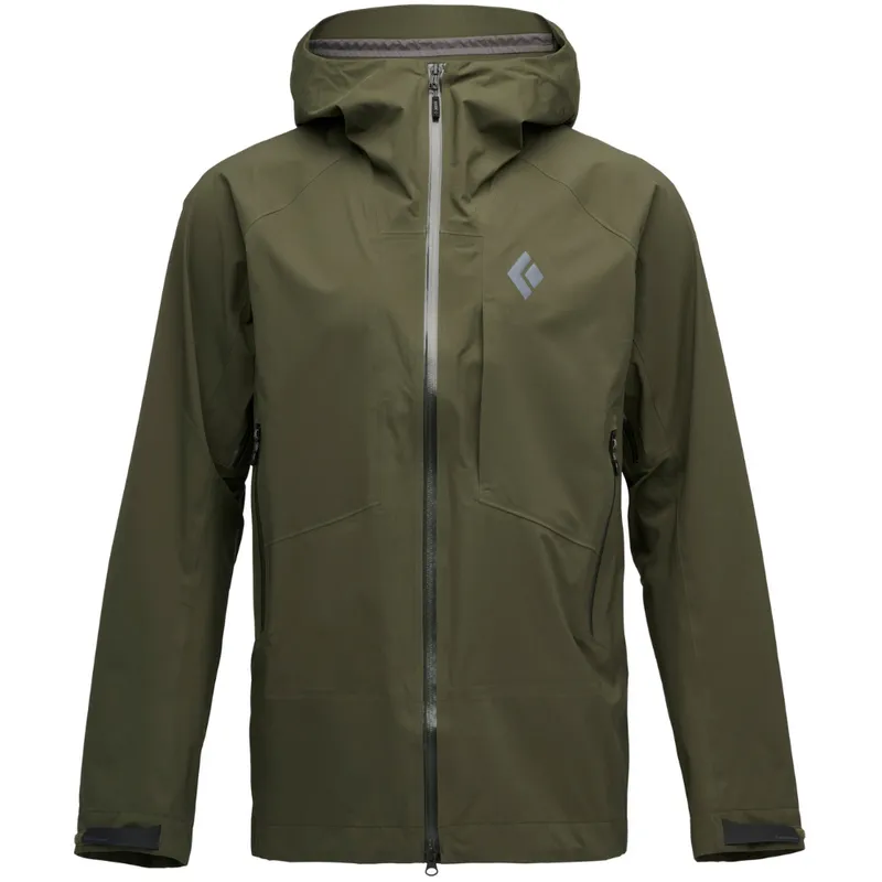 Black Diamond M Highline Stretch Shell Dark Moss - M